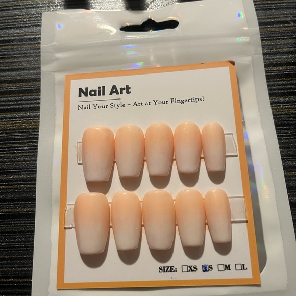 10 PC Hand Crafted Ombre Nails NWT (S,M,L) - Picture 2 of 6